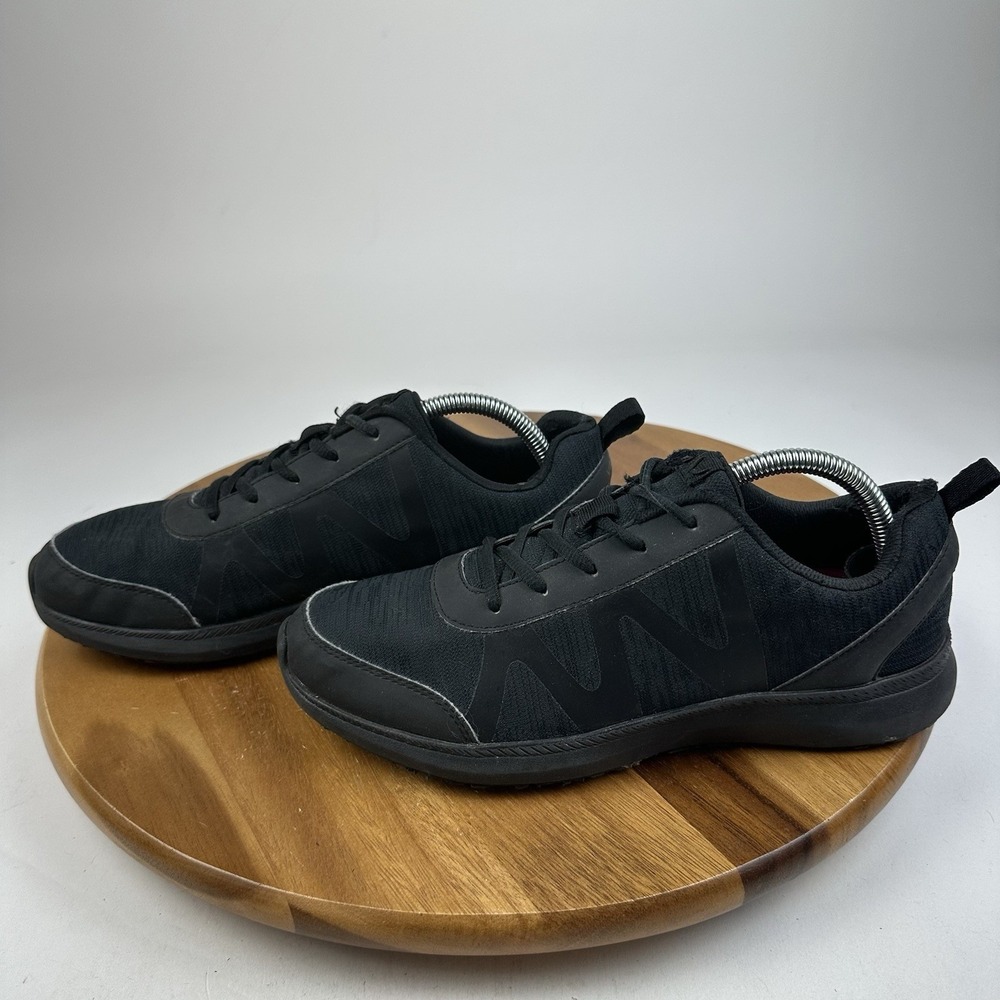 Womens Vionic Kiara Black Athletic Walking Comfort Sneakers Shoes Size 9.5 M GUC - Picture 2 of 9